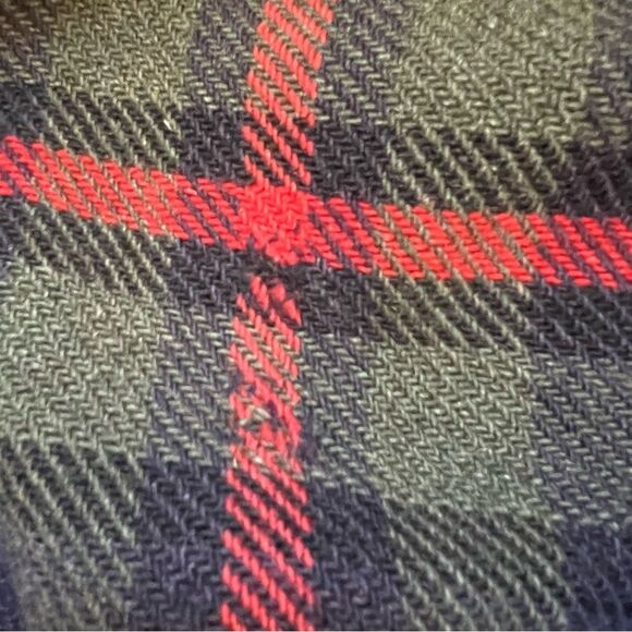 Vintage Wool Plaid Blanket Tartan Throw Picnic Lakehouse Cottage Cabin - Picture 3 of 4